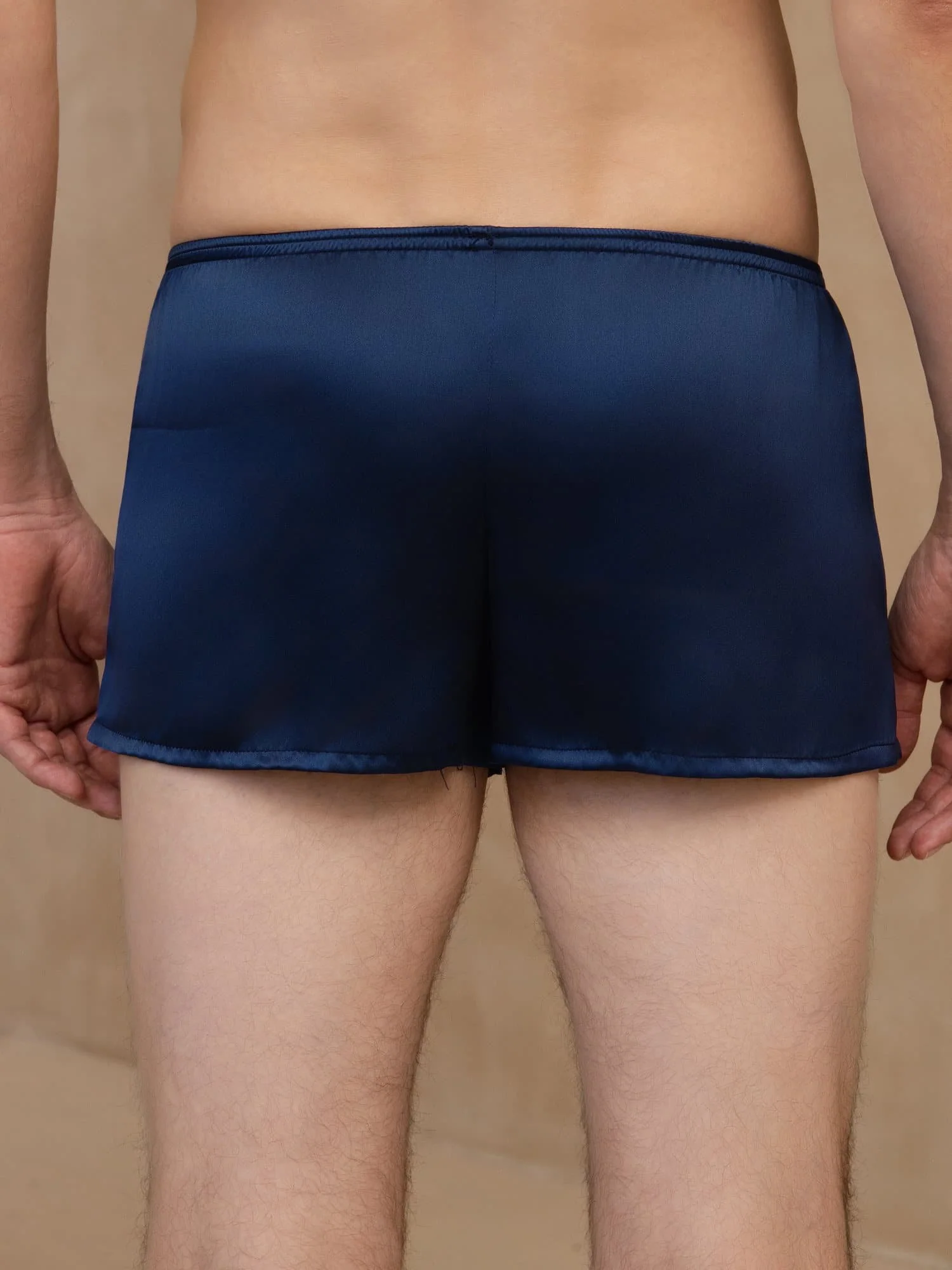 Sous-Vêtement Boxer Confortable Ultra-Doux Pour Hommes En Soie Pure - Image 6