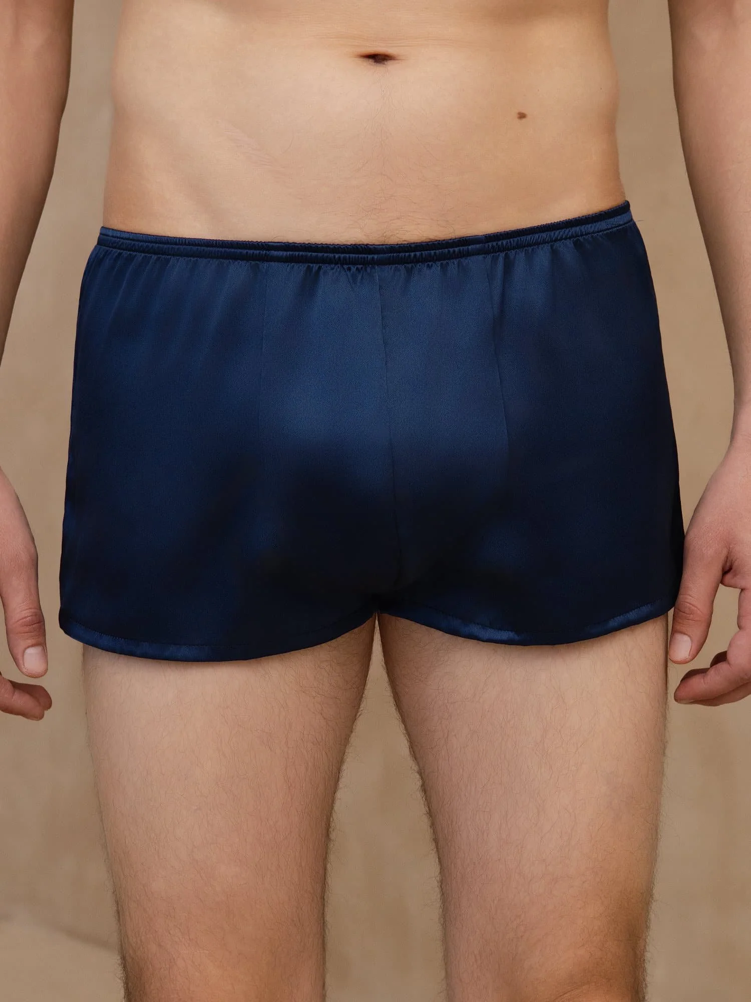 Sous-Vêtement Boxer Confortable Ultra-Doux Pour Hommes En Soie Pure - Image 7