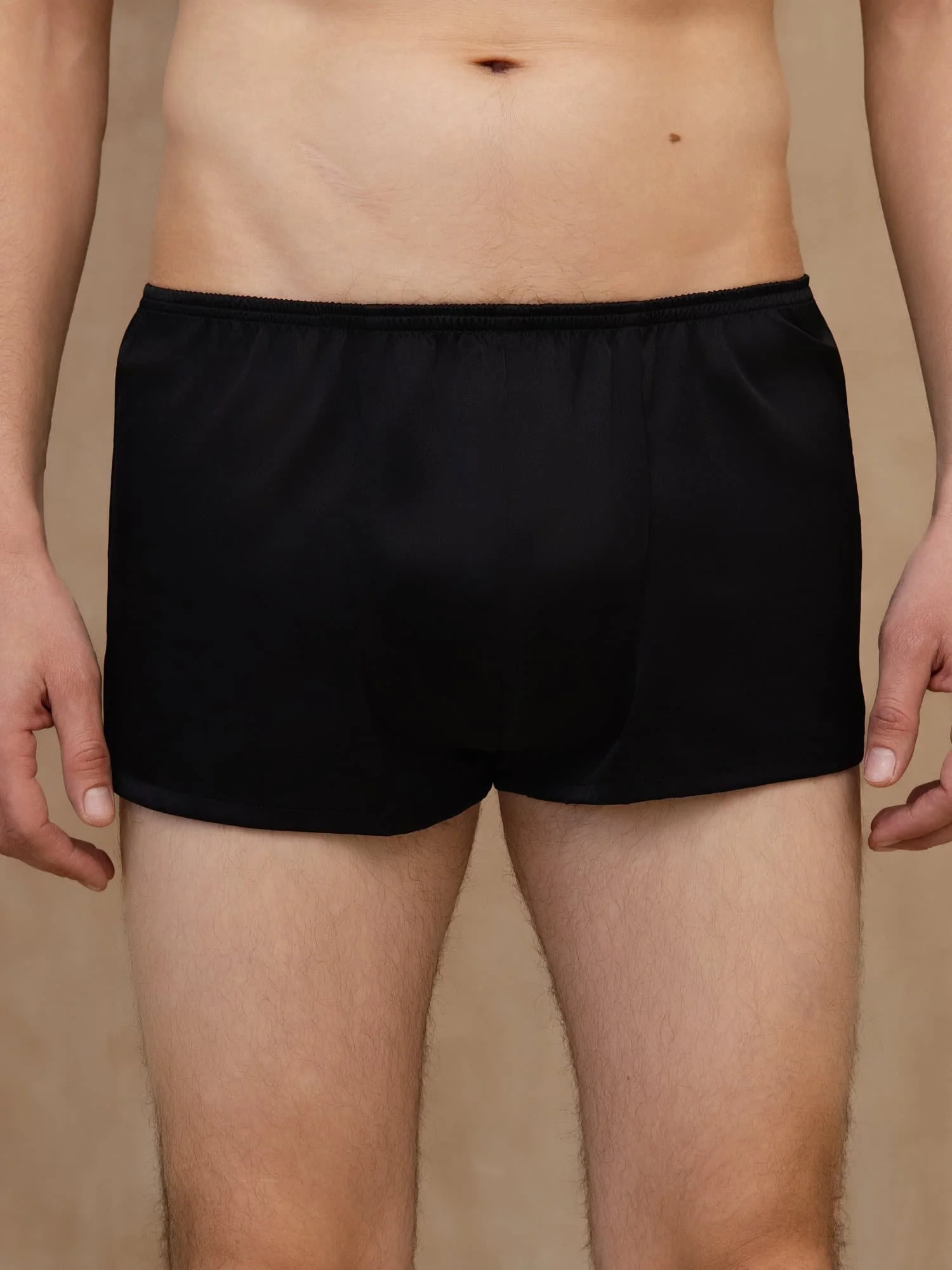 Sous-Vêtement Boxer Confortable Ultra-Doux Pour Hommes En Soie Pure - Image 9