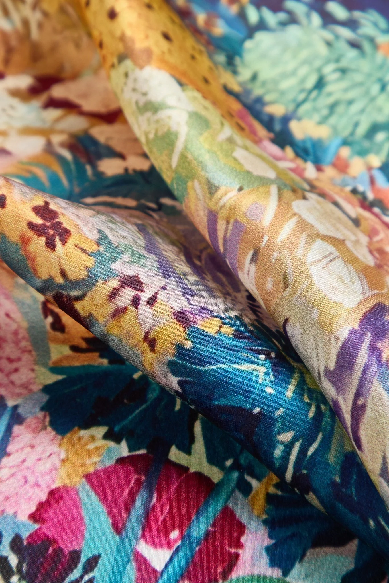 Pure Silk Foulard Carré Imprimé 53*53 cm - Image 5