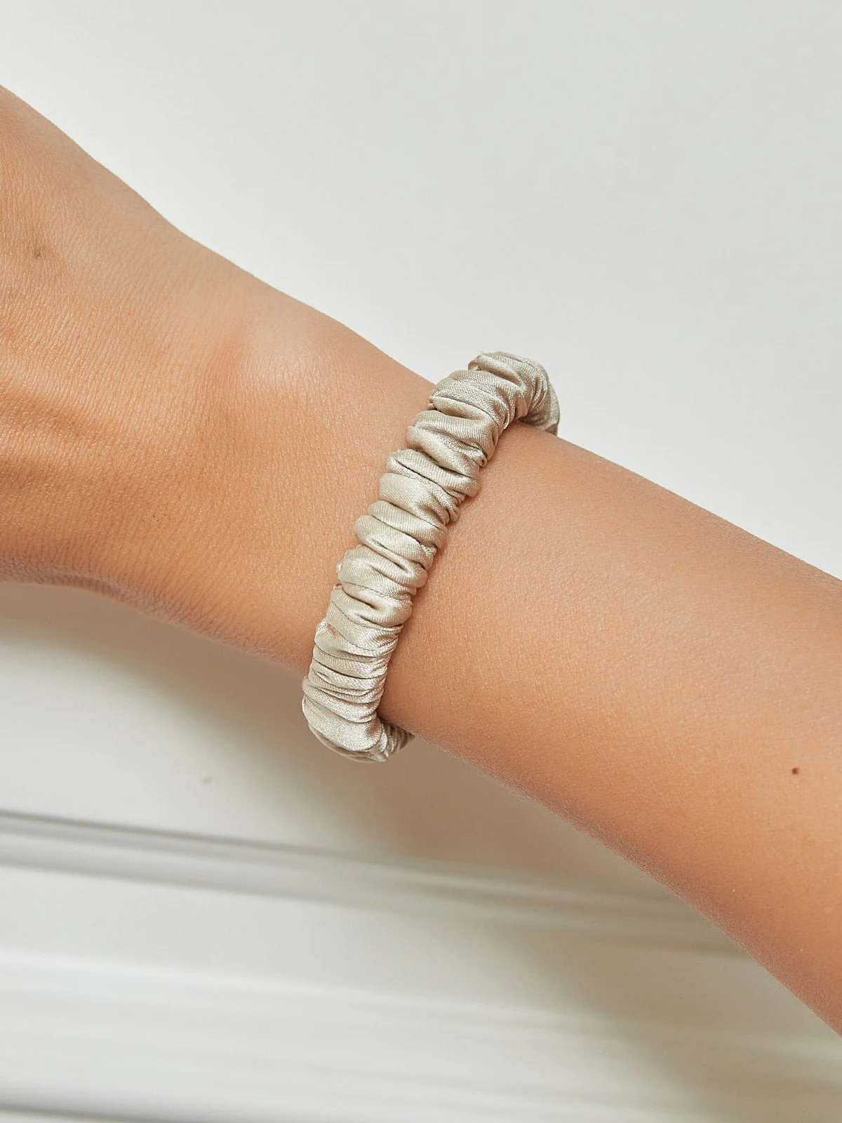 Chouchou Fin En Soie Douce - 1cm - Image 13
