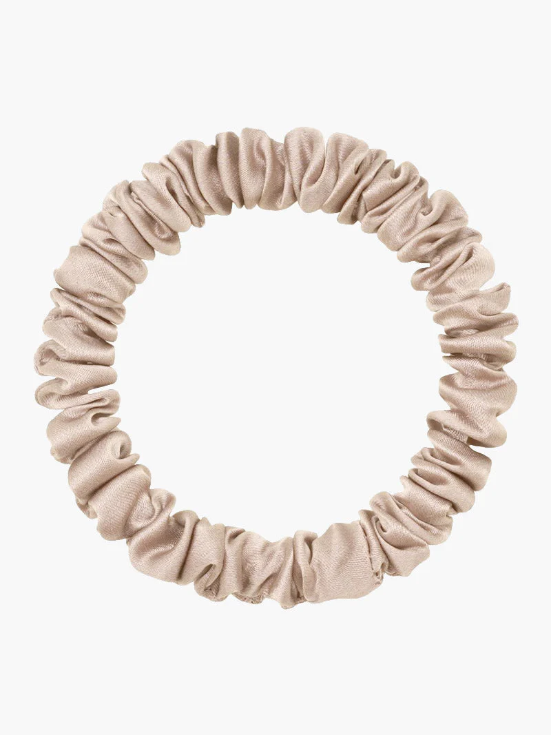 Chouchou Fin En Soie Douce - 1cm - Image 16