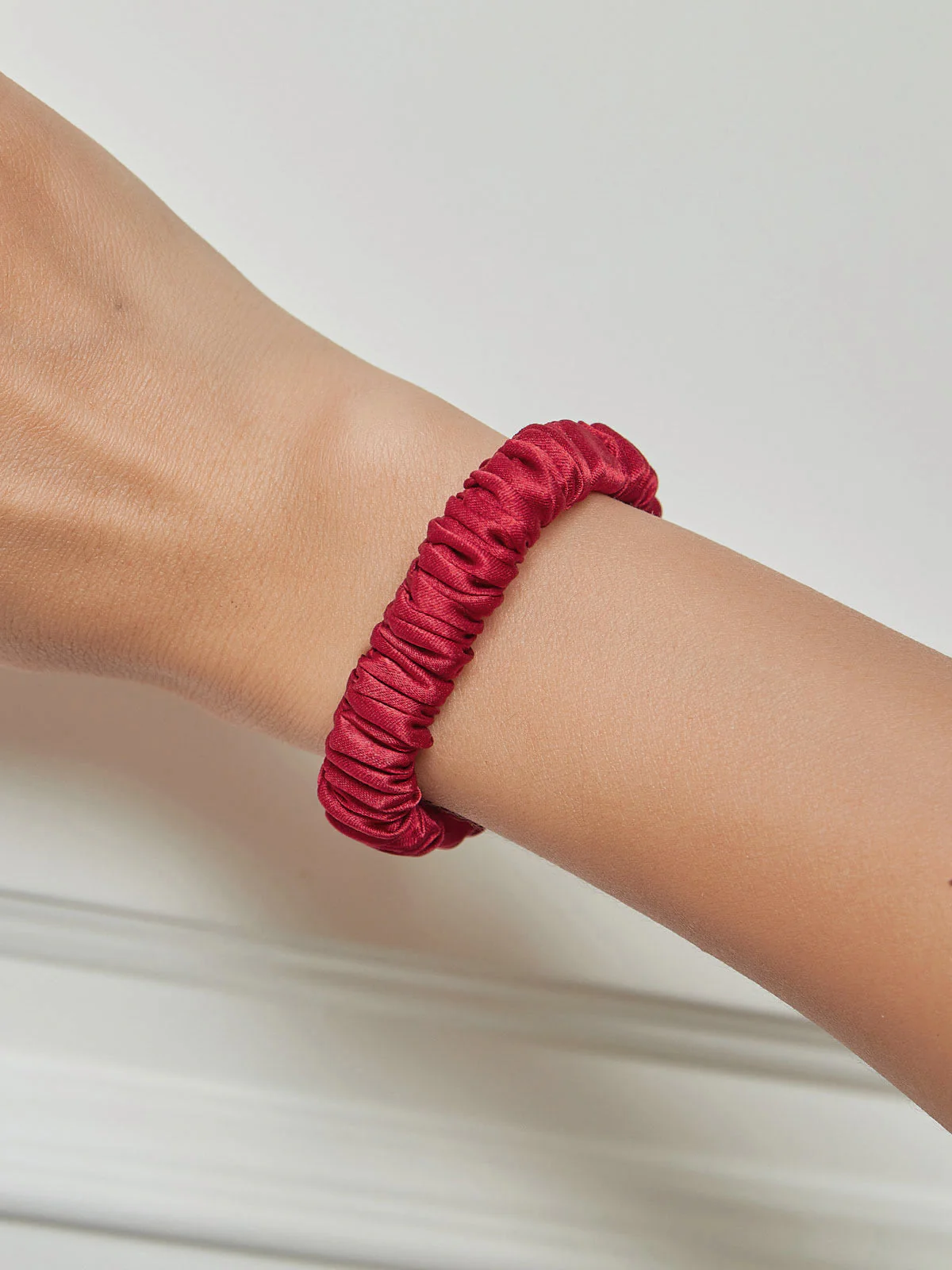 Chouchou Fin En Soie Douce - 1cm - Image 41