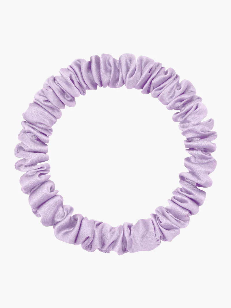 Chouchou Fin En Soie Douce - 1cm - Image 59