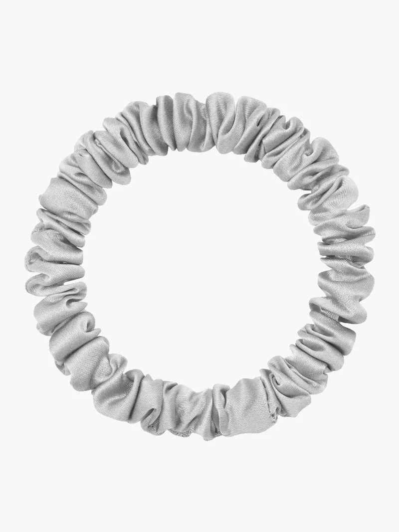 Chouchou Fin En Soie Douce - 1cm - Image 63