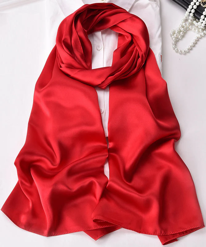 Soie Pure Rectangle Long Foulard/Châle 170x53cm / 67 - Image 37