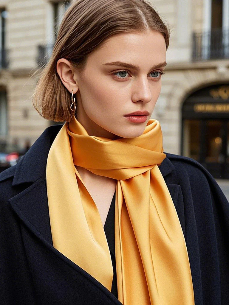 Soie Pure Rectangle Long Foulard/Châle 170x53cm / 67 - Image 53