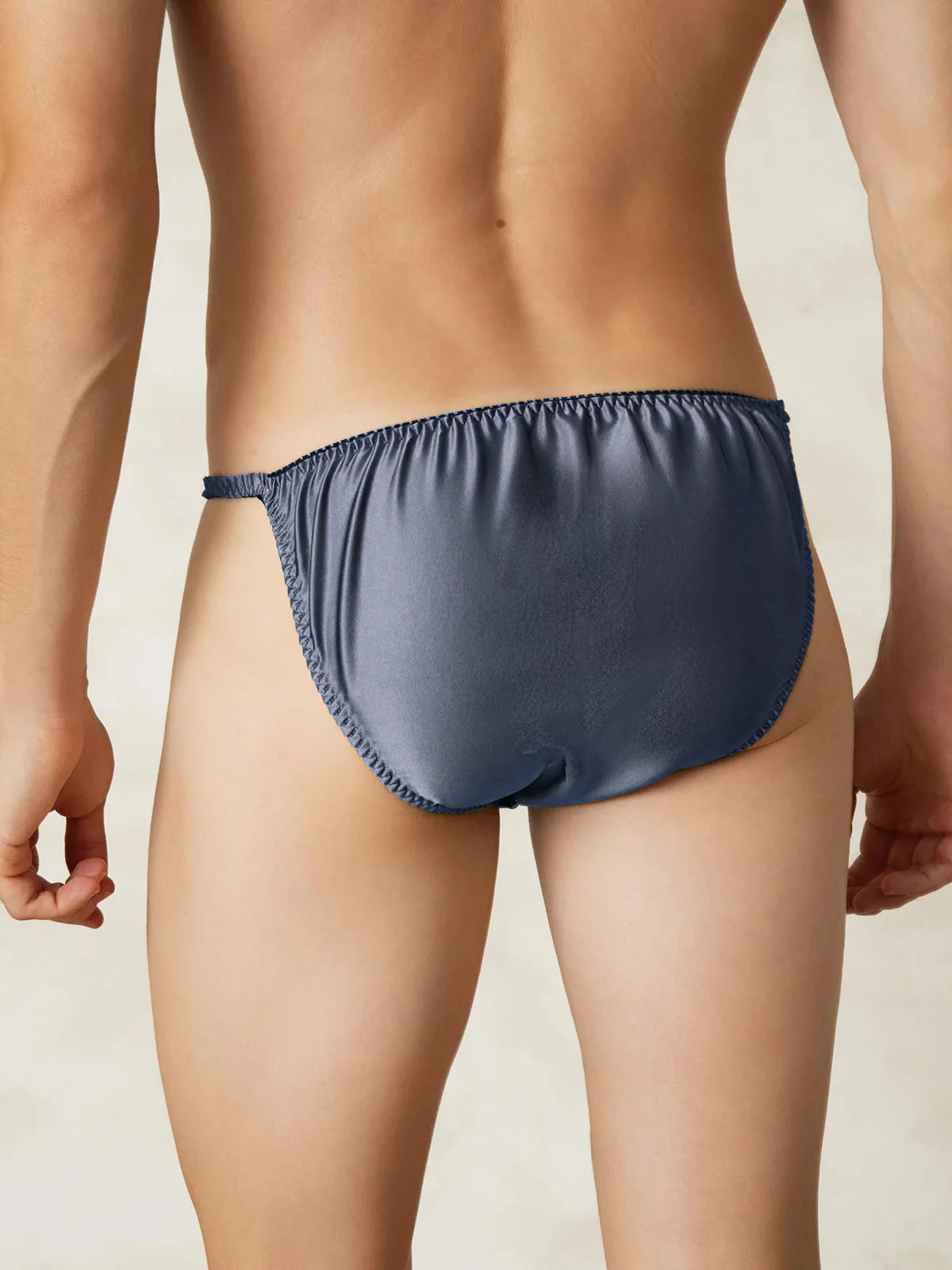100% Soie de Mûrier String Homme Sous-vêtement - Image 12