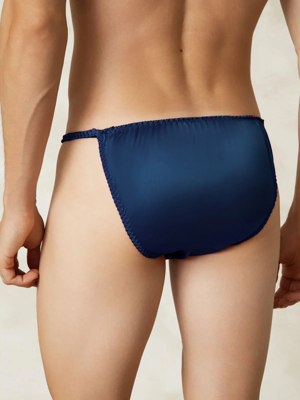 100% Soie de Mûrier String Homme Sous-vêtement - Image 22