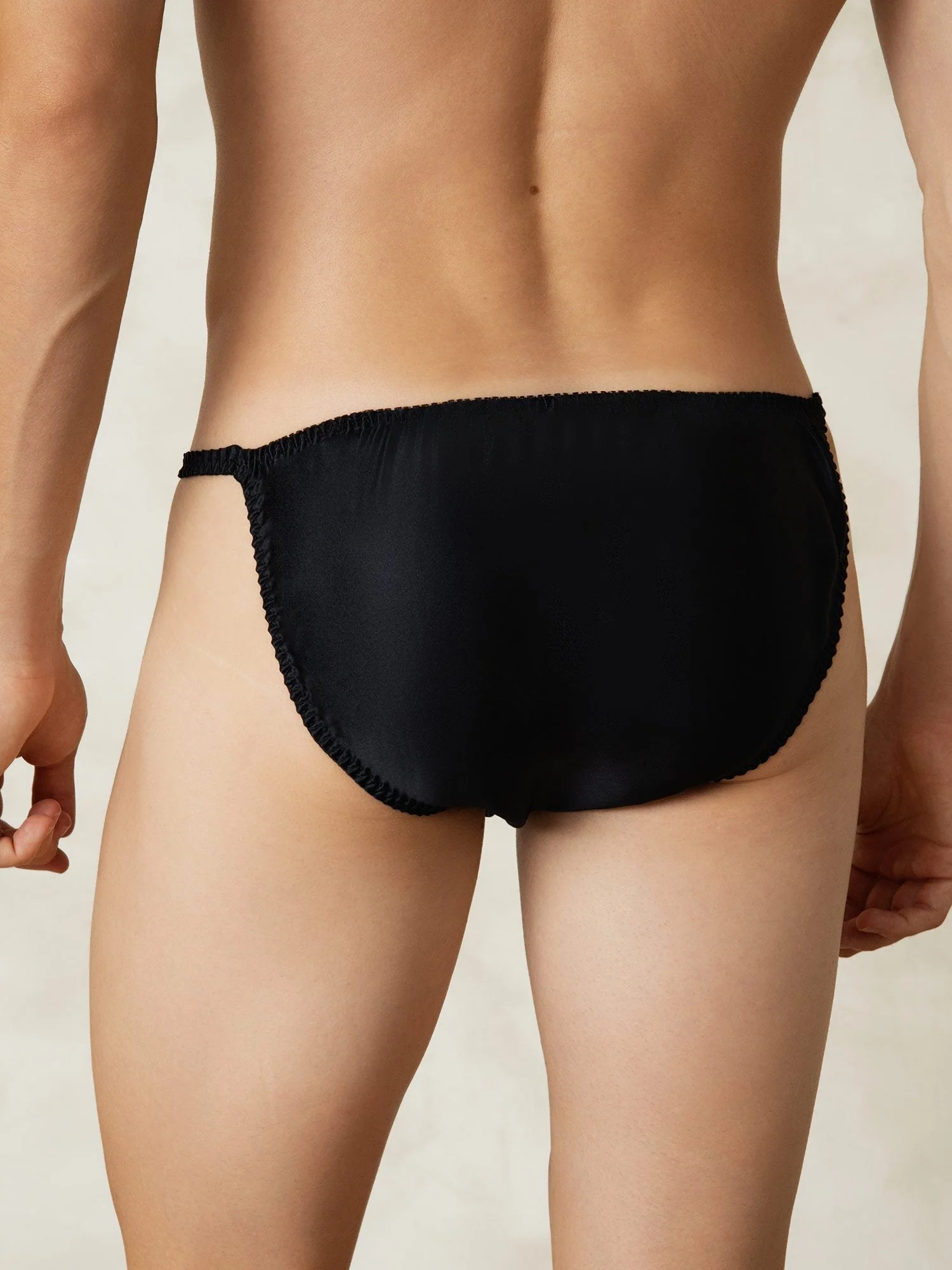 100% Soie de Mûrier String Homme Sous-vêtement - Image 7