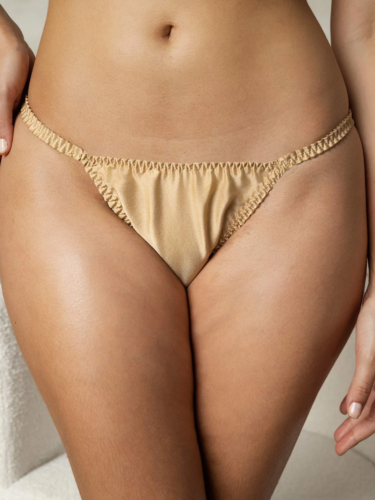 Ficelle String En Soie De Mûrier 100% Culotte Sexy - Image 36
