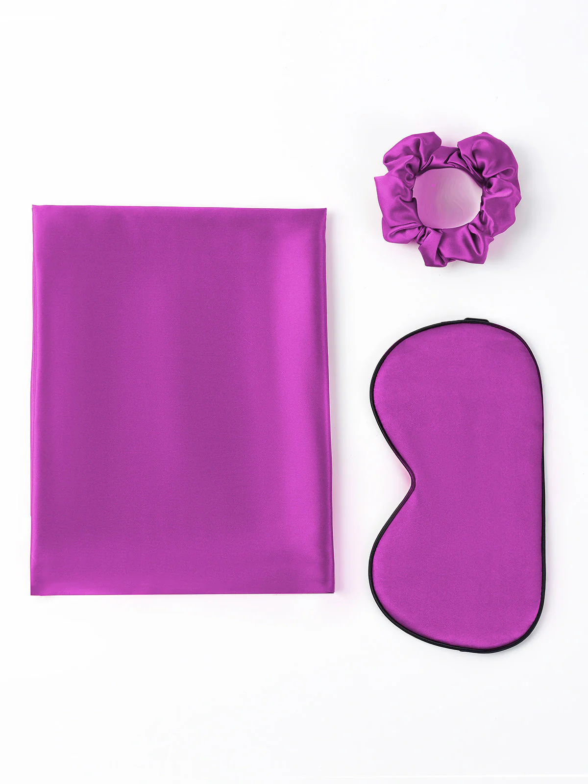 19Momme 3Pcs Ensemble de Beauté en soie pour Cheveux (Taie d'Oreiller Enveloppe) - Image 44