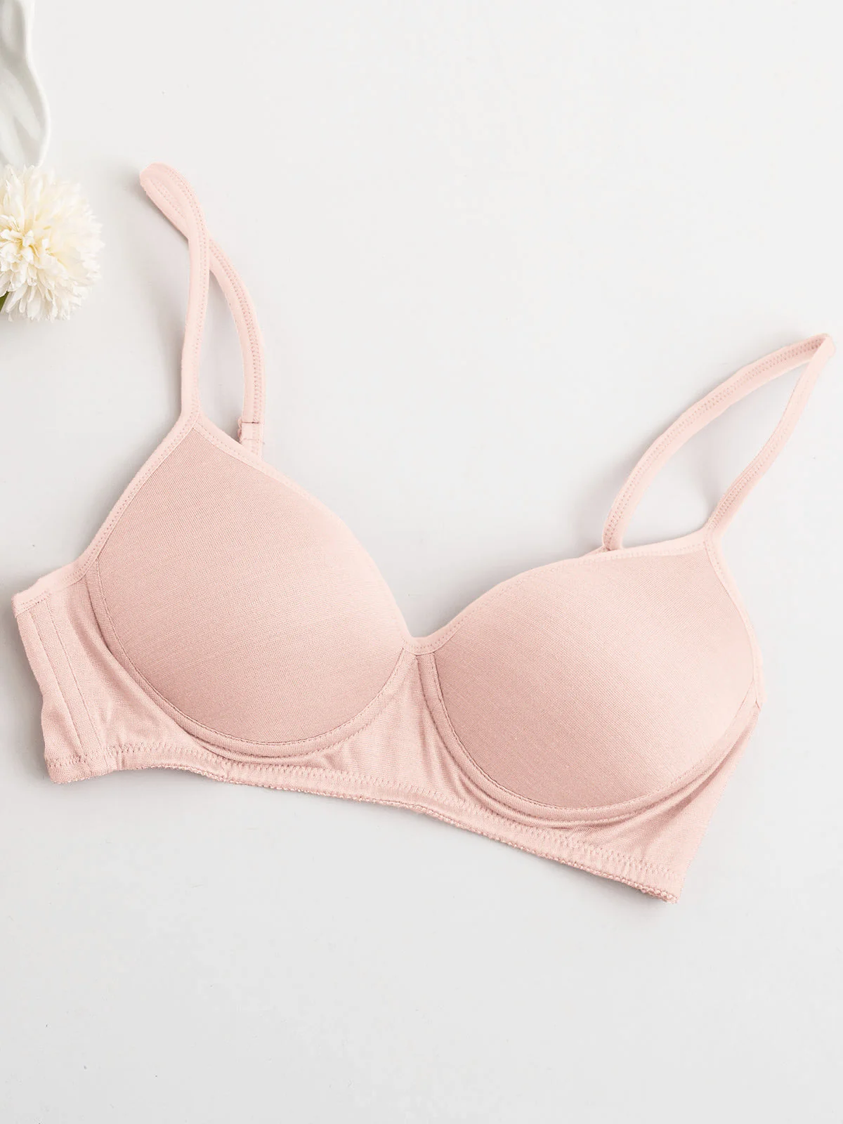 Bralette De Sport Sans Armature En Jersey De Soie Confortable - Image 11