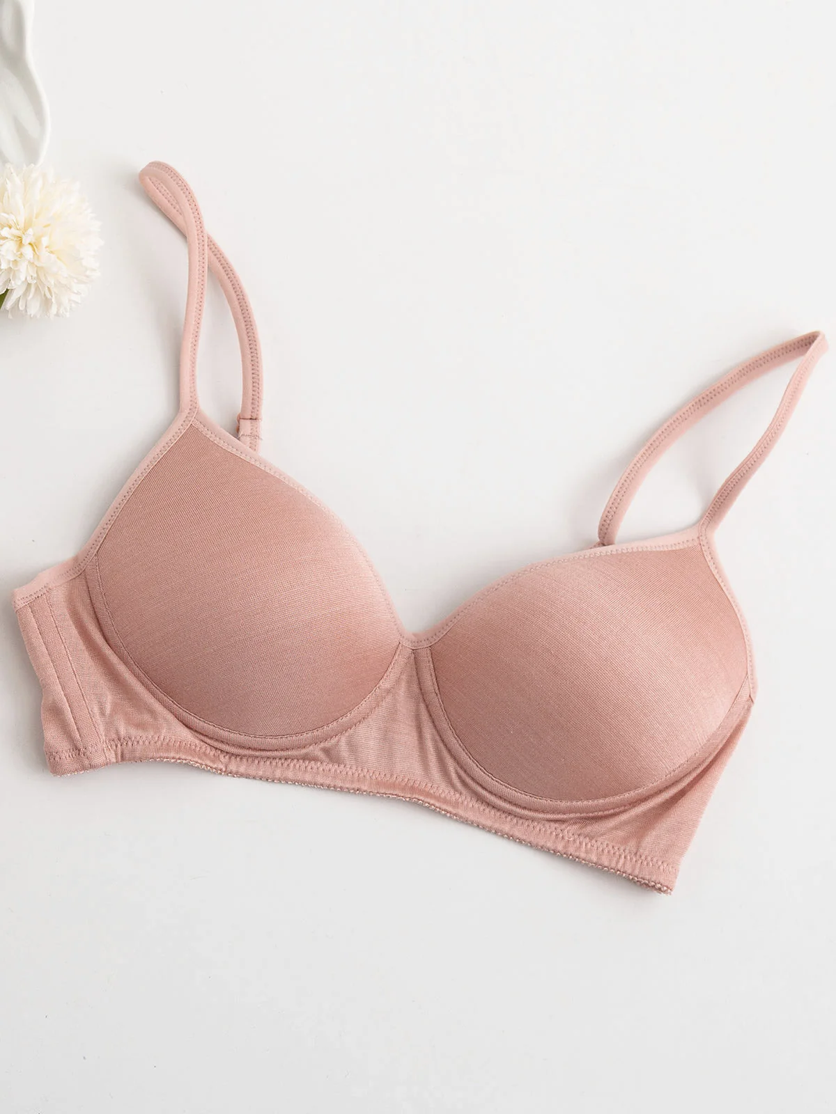 Bralette De Sport Sans Armature En Jersey De Soie Confortable - Image 27