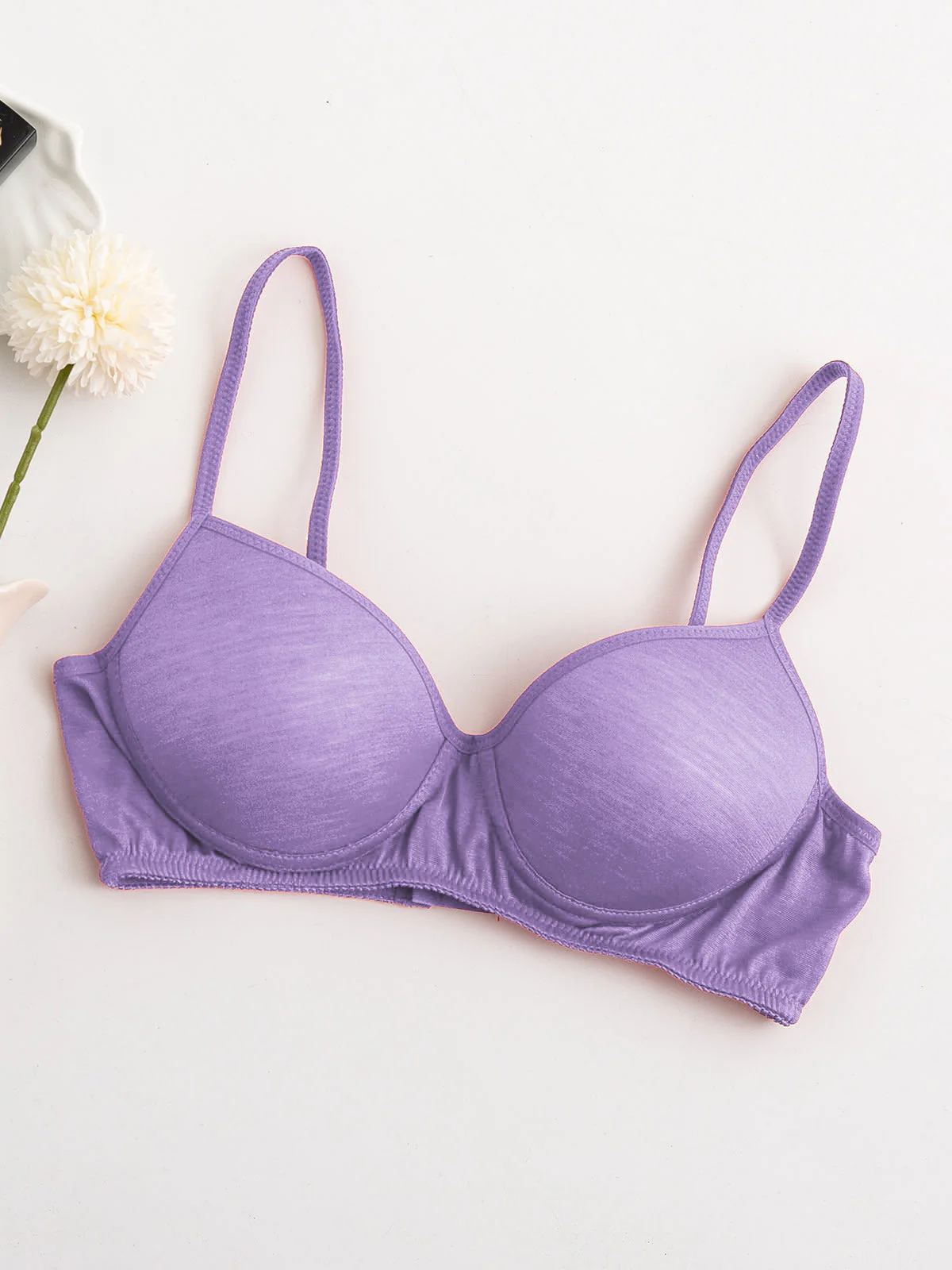 Bralette De Sport Sans Armature En Jersey De Soie Confortable - Image 47