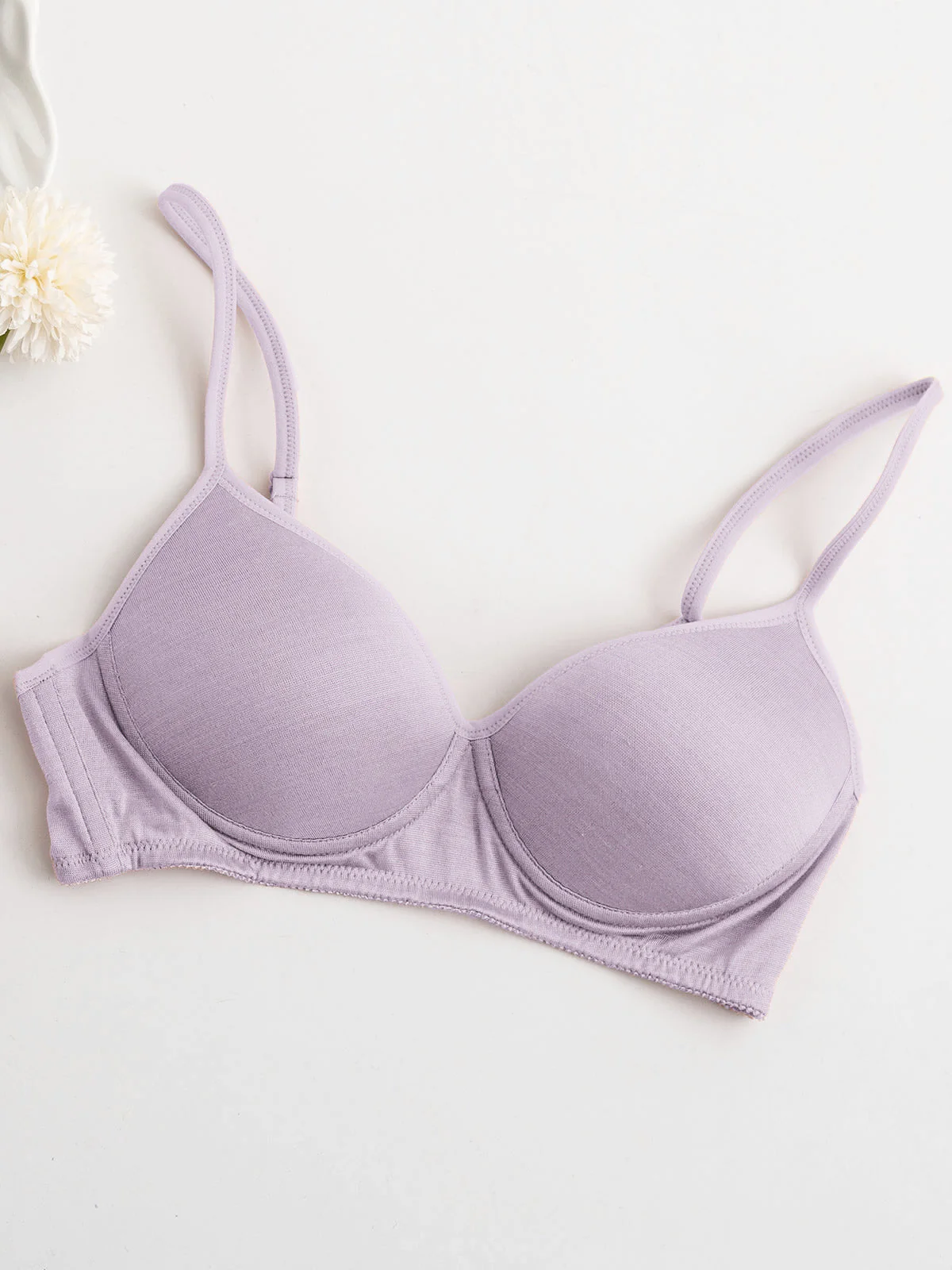 Bralette De Sport Sans Armature En Jersey De Soie Confortable - Image 57